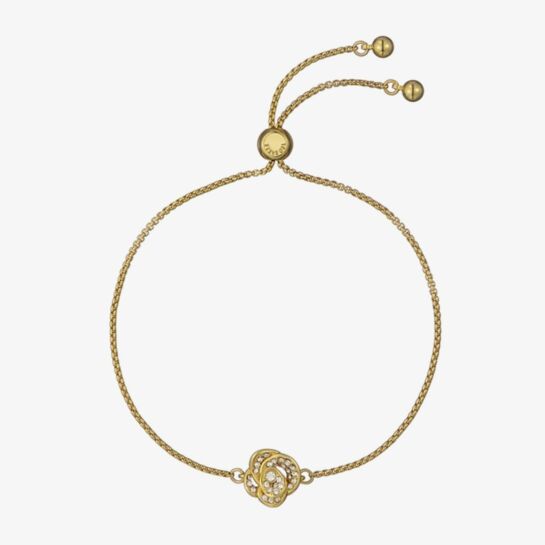 Florina Gold Coloured Crystal Flower Bracelet