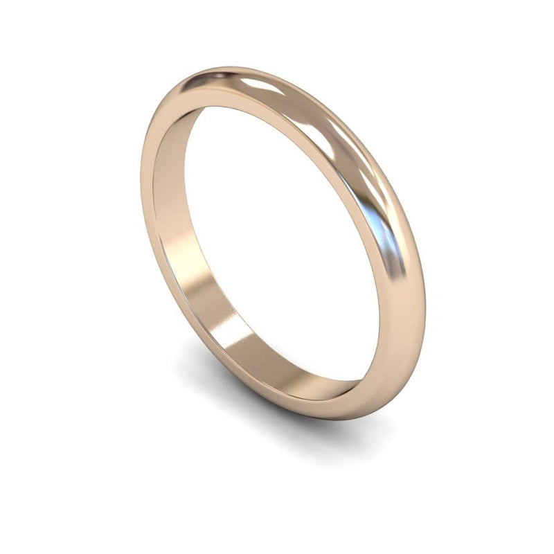 D-Shaped Wedding Ring