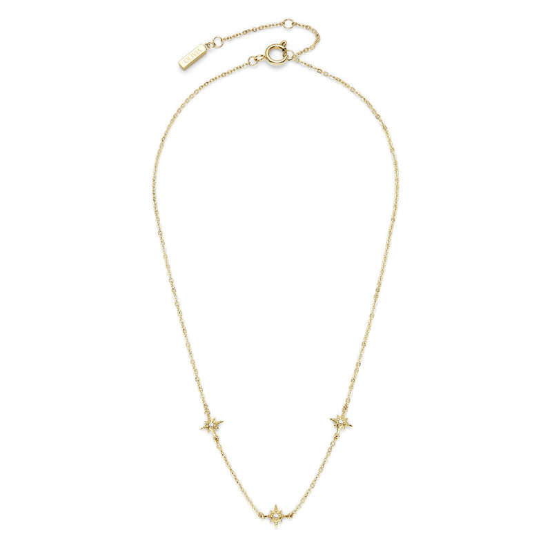 Trend Edition Ever Stacked North Star Gold Plated Stacking Necklace