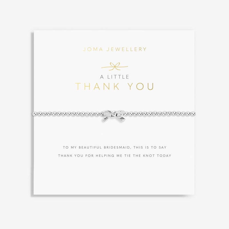 A Little Thank You Bracelet Bridesmaid