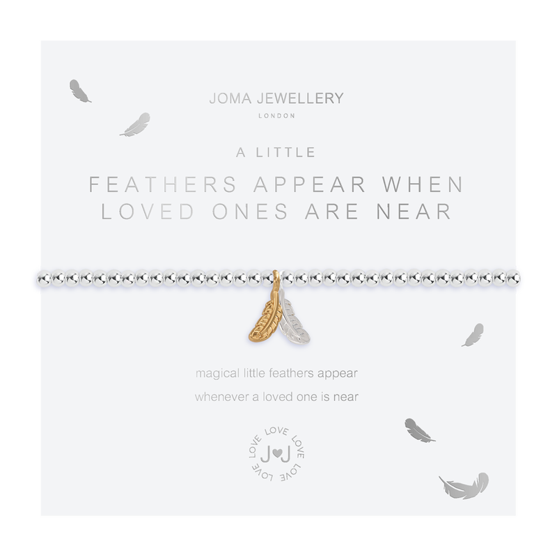 A Little Feathers Appear When Loved Ones Are Near Bracelet