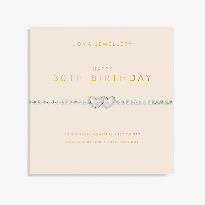 Forever Yours 'Happy 30th Birthday' Bracelet