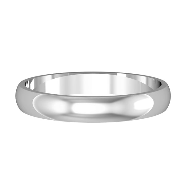 D-Shaped Wedding Ring