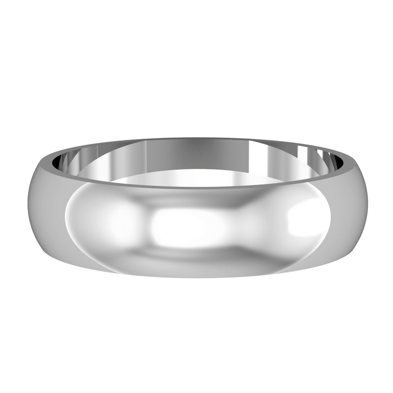 D-Shaped Wedding Ring