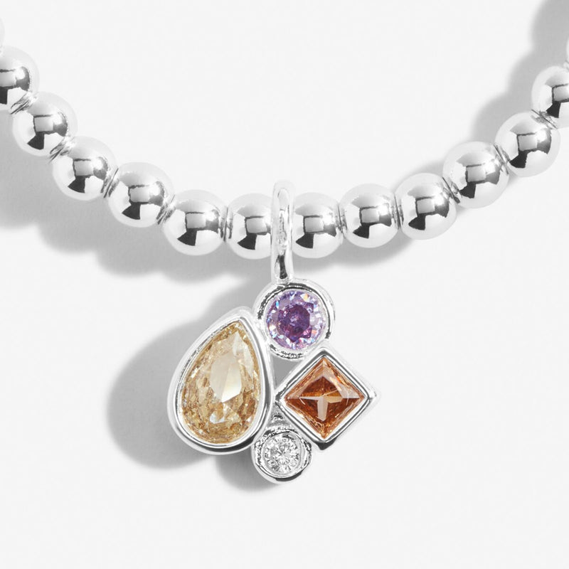 Bridal A Little 'Beautiful Bridesmaid' Bracelet In Silver Plating