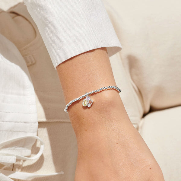 Bridal A Little 'Maid Of Honor' Bracelet In Silver Plating