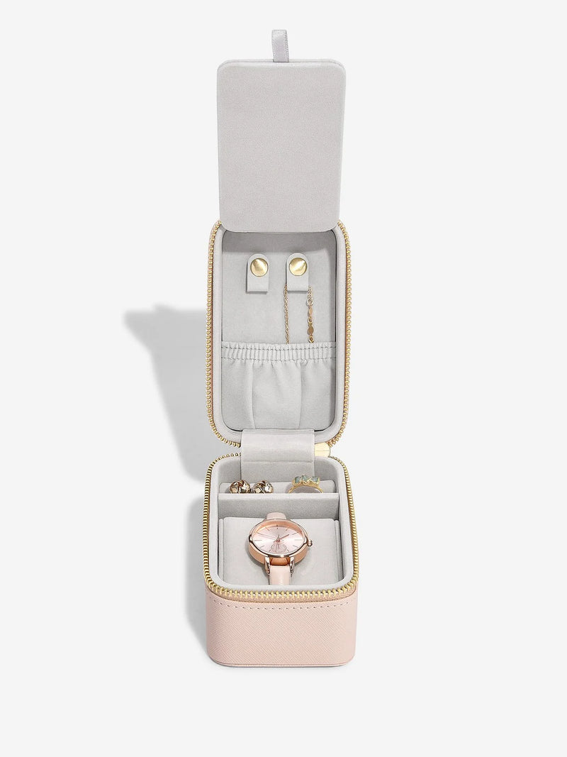 Travel Jewellery & Watch Box Blush