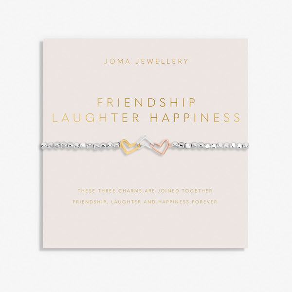 Forever Yours 'Friendship Laughter Happiness' Bracelet