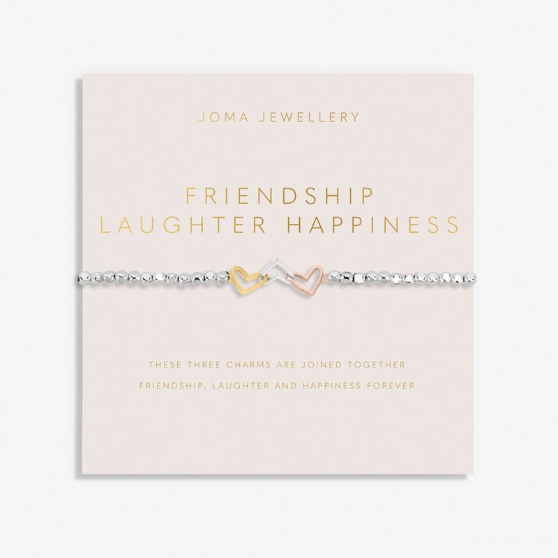 Forever Yours 'Friendship Laughter Happiness' Bracelet