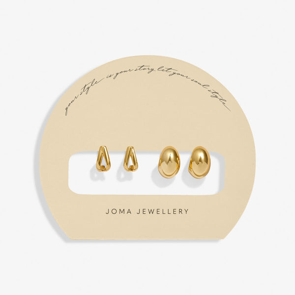 Soul Shine Stack Statement Hoop Earrings
