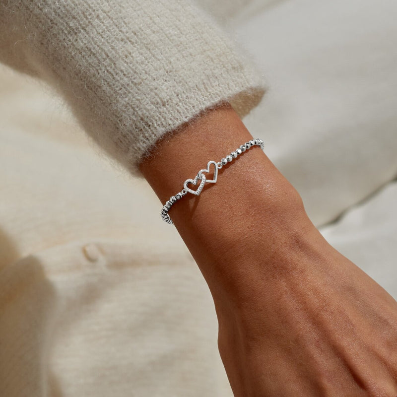 Forever Yours 'Happy Birthday Fabulous Friend' Bracelet In Silver Plating