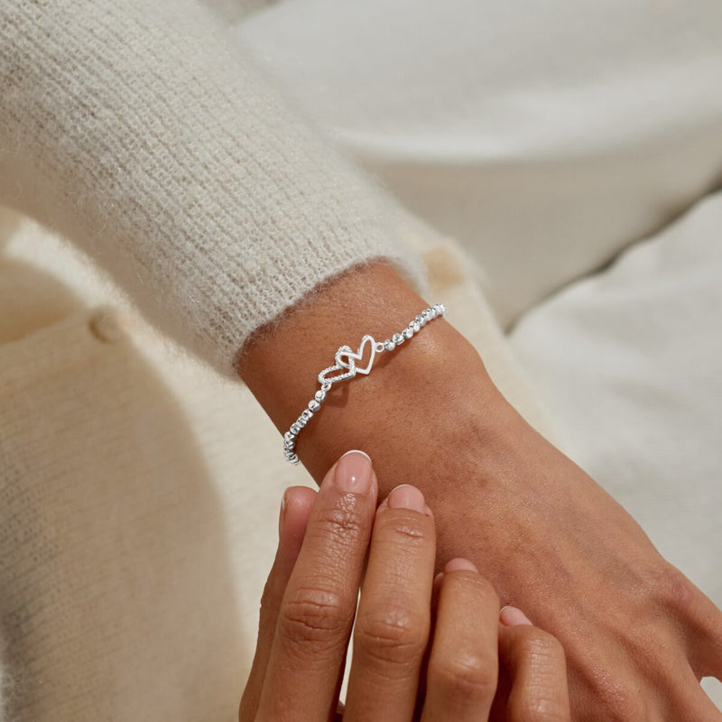 Forever Yours 'Happy Birthday Super Sister' Bracelet In Silver Plating