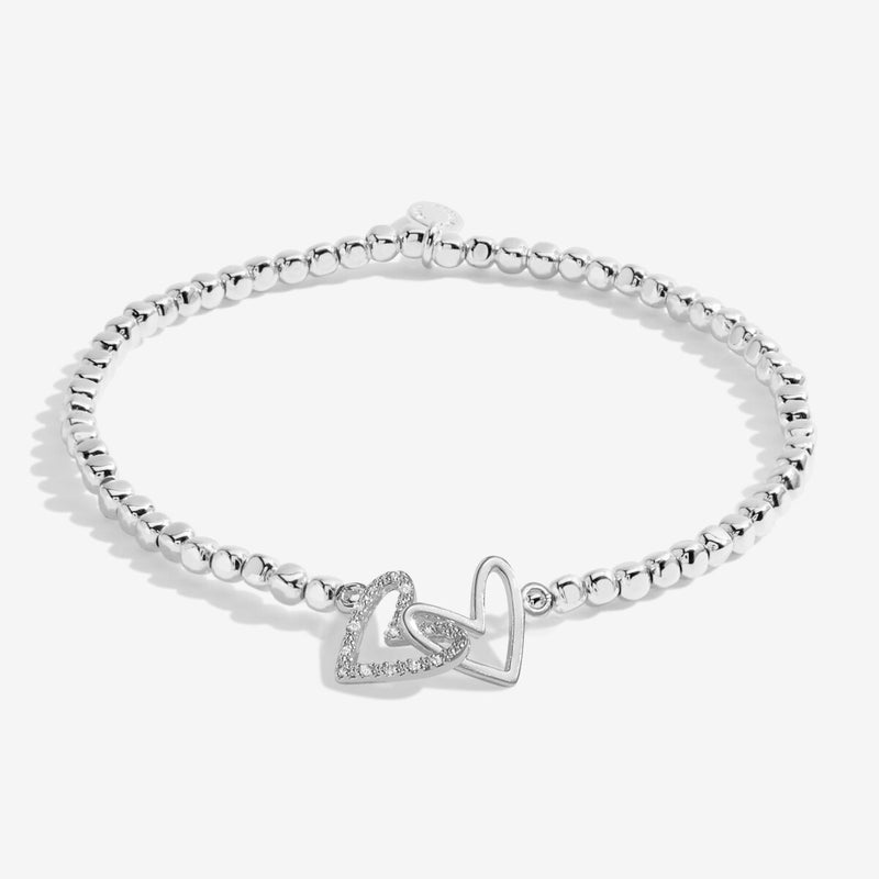 Forever Yours 'Happy Birthday Super Sister' Bracelet In Silver Plating