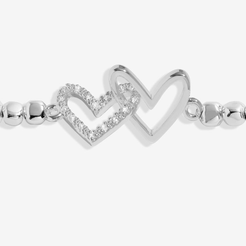 Forever Yours 'Happy Birthday Super Sister' Bracelet In Silver Plating