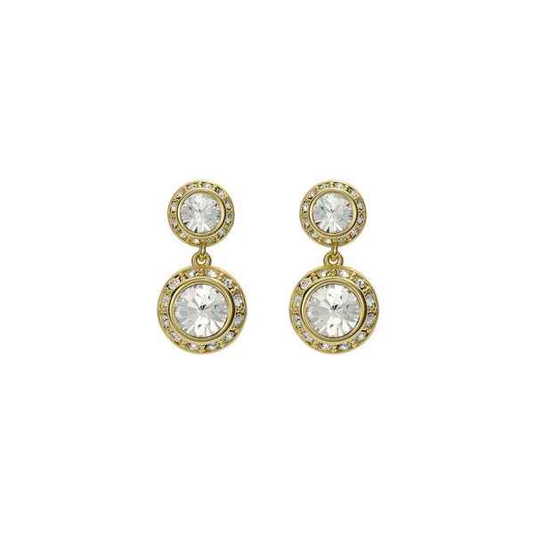 Sollia Solitaire Sparkle Halo Drop Earrings