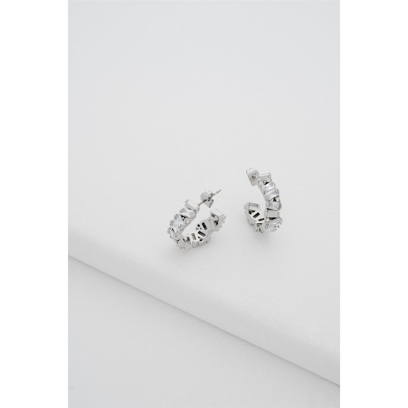 Clarence Crystal Cluster Hoops