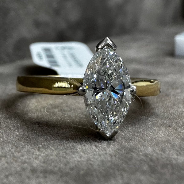 Diamond Marquise – 1.0ct GIA Certified Diamond Ring