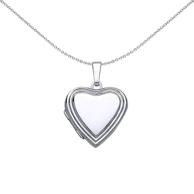 Heart Frame Locket Necklace