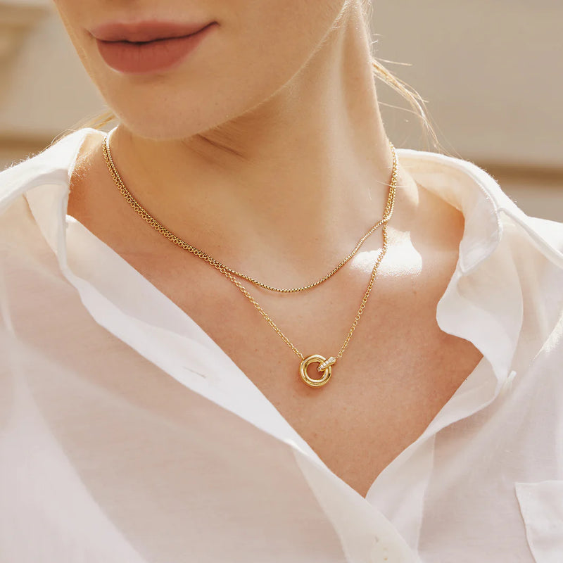 Gold Linked Necklace