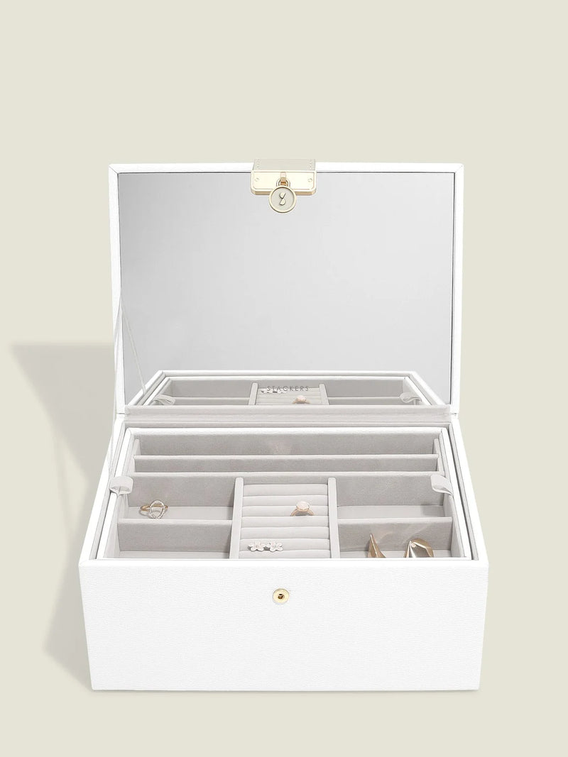 White Luxury Classic Jewellery Box