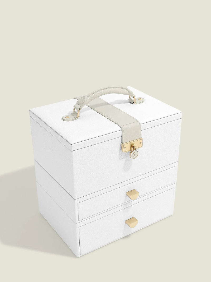 White Luxury Classic Jewellery Box