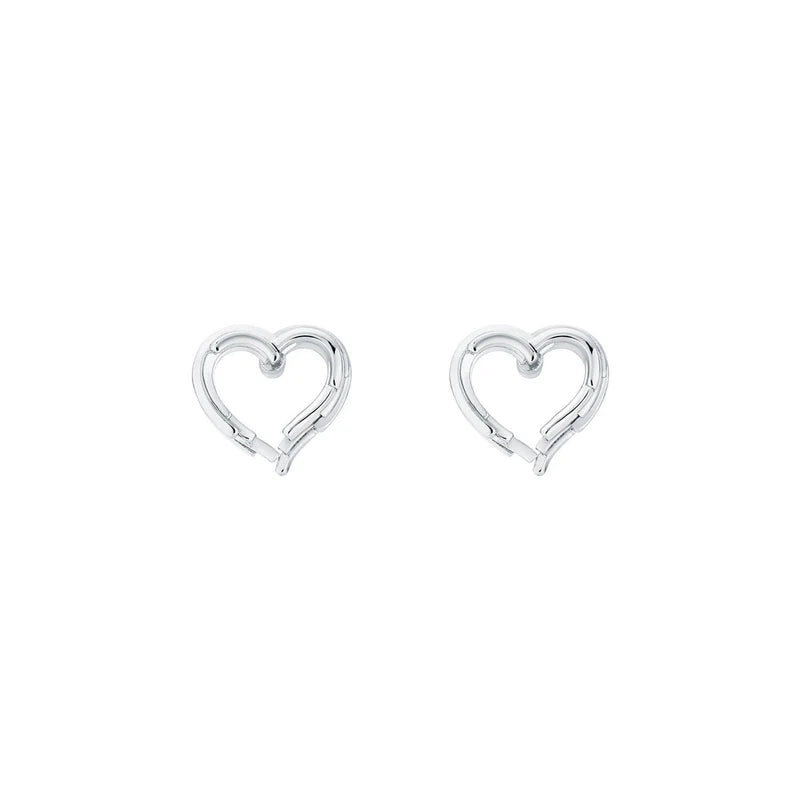 Lornaa: Layered Heart Stud Earring