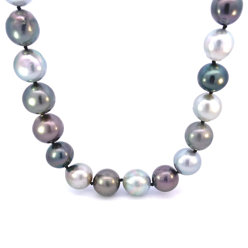 Multi-Colour Tahitian Cultured Pearl Necklace