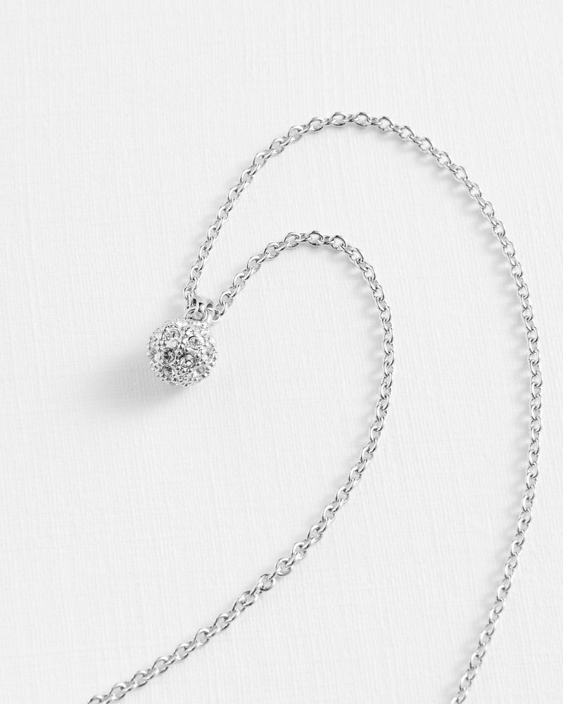 Pavra Silver Tone Necklace
