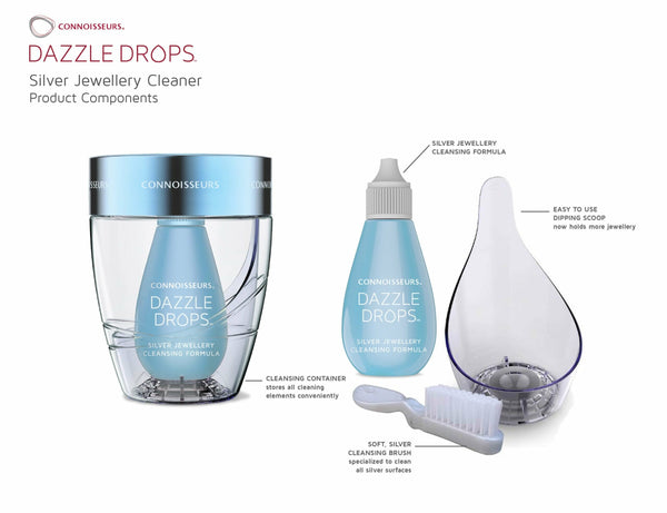Dazzle Drops Silver Jewellery Cleaner™