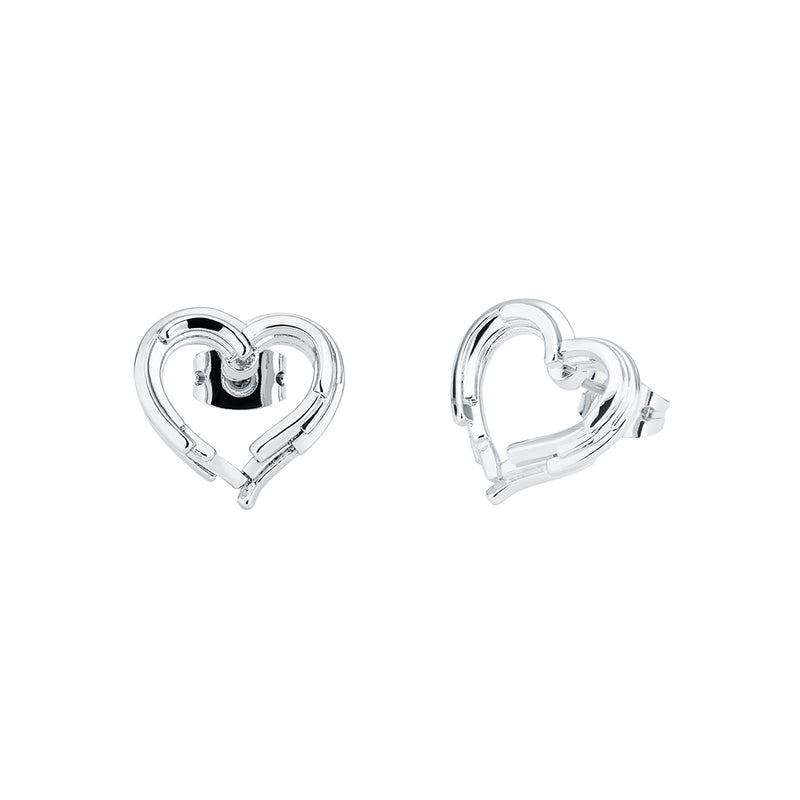 Lornaa: Layered Heart Stud Earring