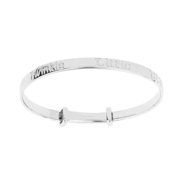 Twinkle Little Star Expanding Bangle With Diamond
